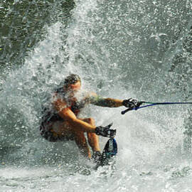 Water Skiing Magic of Water 34 by Bob Christopher