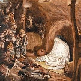 Adoration of the Shepherds by Tissot