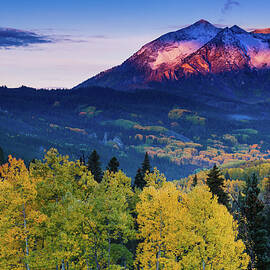 Autumn Alpenglow by John De Bord
