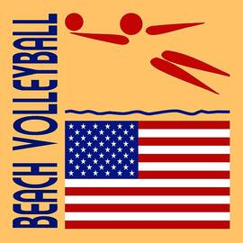 Beach Volleyball by David G Paul