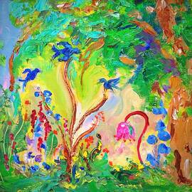 Bluebird Tree by Alida M Haslett