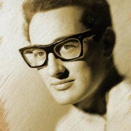 Buddy Holly, Music Legend by Esoterica Art Agency