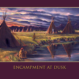 Encampment at Dusk by Nancy Griswold