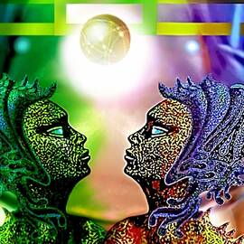 Galactic Sisters by Hartmut Jager