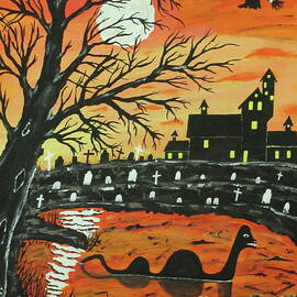 Loch Ness Monster This  Halloween by Jeffrey Koss