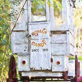 Roman Candy Cart - digital painting