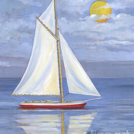 Serene Sailboat I by Paul Brent