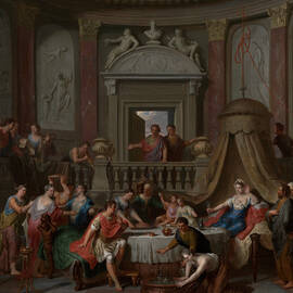 The Banquet of Cleopatra, by 1733