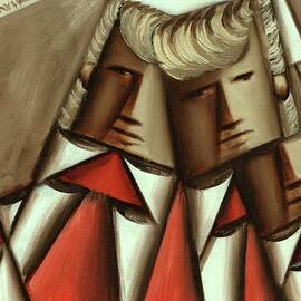  Abstract Cubism Donald Trump Art Print by Tommervik