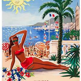 France Riviera Canvas Print / Canvas Art by Martin Wickstrom