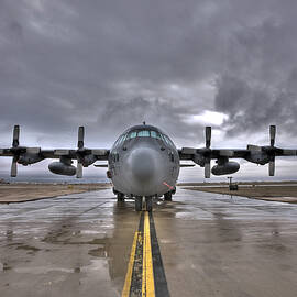 High Dynamic Range Image Of A U.s. Air by Terry Moore