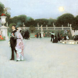 In the Luxembourg Gardens by John Singer Sargent