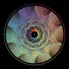Pi Transition Paths by Martin Krzywinski