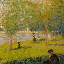 Study for Sunday Afternoon on the Island of La Grand Jatte by Georges Pierre Seurat