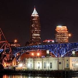 Cleveland over the Cuyahoga by Frozen in Time Fine Art Photography