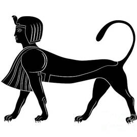 Sphinx - mythical creature of ancient Egypt by Michal Boubin