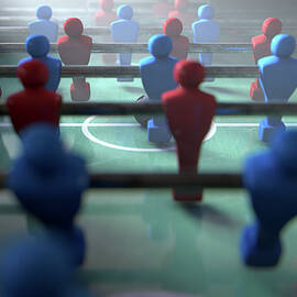 Foosball Players by Allan Swart