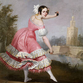 A Bolero dancer by Antonio Cabral Bejarano