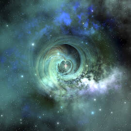 A Gorgeous Nebula In Outer Space by Corey Ford