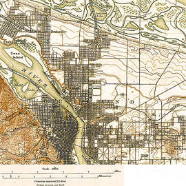 A surveyors map of Portland by Celestial Images