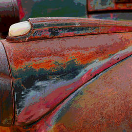 Abstract Rusty Headlight by Tammy Hankins