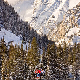 Alta Ski Resort Wasatch Mts Utah by Douglas Pulsipher