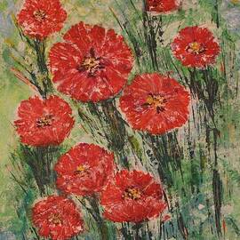 Amazing red poppies  by Olga Malamud-Pavlovich