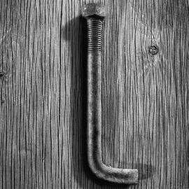 Anchor Bolt on Plywood 69 in BW by YoPedro