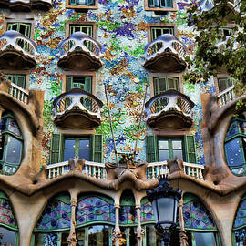 Antoni Gaudi's Casa Batllo Barcelona Spain  by Chuck Kuhn