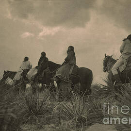 Apache Indians By Edward S. Curtis by Science Source