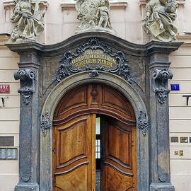 Artistic Ornate Door In Prague by Rick Rosenshein