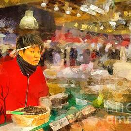 At Omicho Market by Eva Lechner