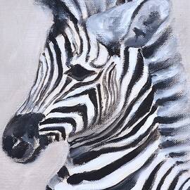 Baby Zebra Safari Animal Painting