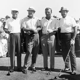 Ben Hogan, Byron Nelson, Sam Snead, Arnold Palmer Golfers by Peter Nowell