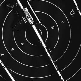 Black and white military marksman  by Jorgo Photography