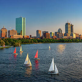 Boston Skyline Summer 2018 by Rick Berk