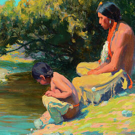 Brave and Son by Eanger Irving Couse