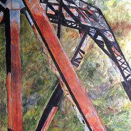 Bridge At Thurmond Wv by Sandy McIntire