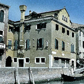 Bridge over San Trovaso by Donna Corless