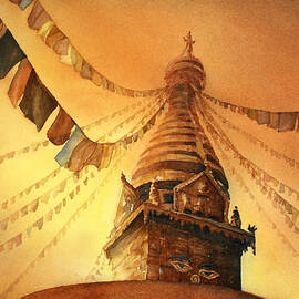 Buddhist Stupa- Nepal by Ryan Fox