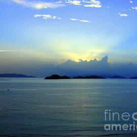 Caribbean Island Sunrise by Charlene Cox