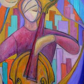 Cellist by Vardi Art