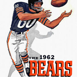 Chicago Bears 1962 Program by Big 88 Artworks