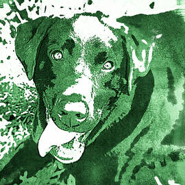 Chocolate Lab - WCgreen by Joye Ardyn Durham