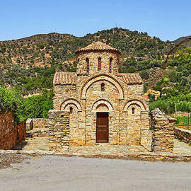 Church near the road by Helga Preiman