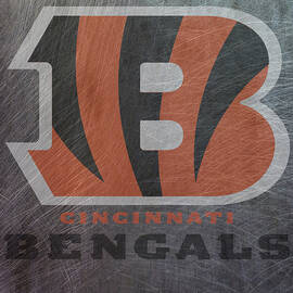 Cincinnati Bengals Translucent Steel by Movie Poster Prints