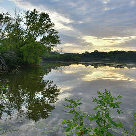 Clouds Roll Through over Snug Harbor in McHenry by Ray Mathis