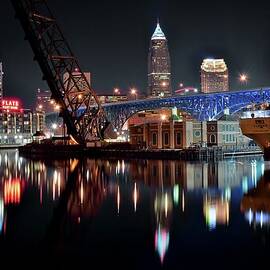 Colorful Cleveland Flats by Frozen in Time Fine Art Photography