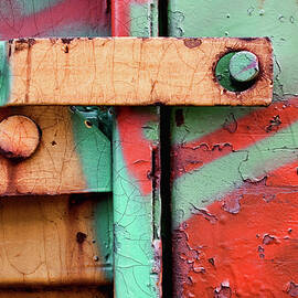 Colorful Train Details by Carol Leigh