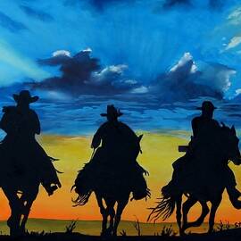 Cowboy  Sunset
